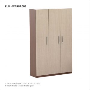 Elm 3 Door Wardrobe