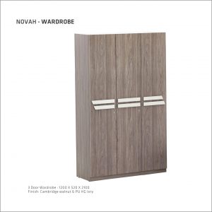 Novah 3 Door Wardrobe