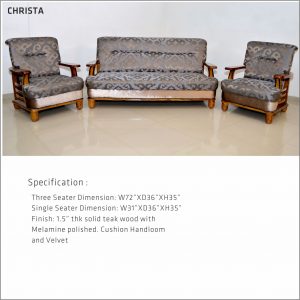CHRISTA 5 Seater Sofa