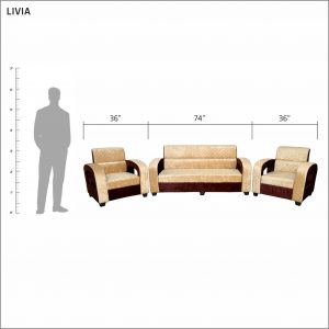 LIVIA 5 Seater Sofa