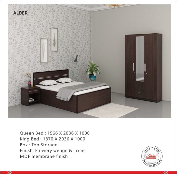 Alder King Size Bed