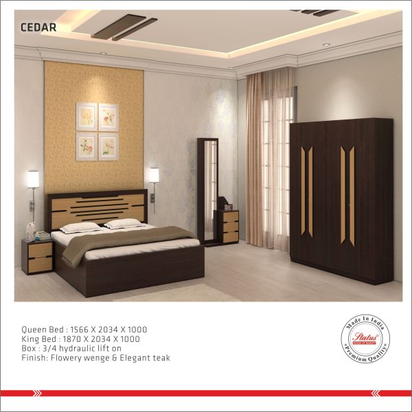 Cedar Queen Size Bed