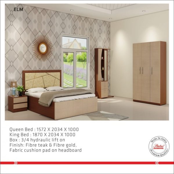 Elm King Size Bed