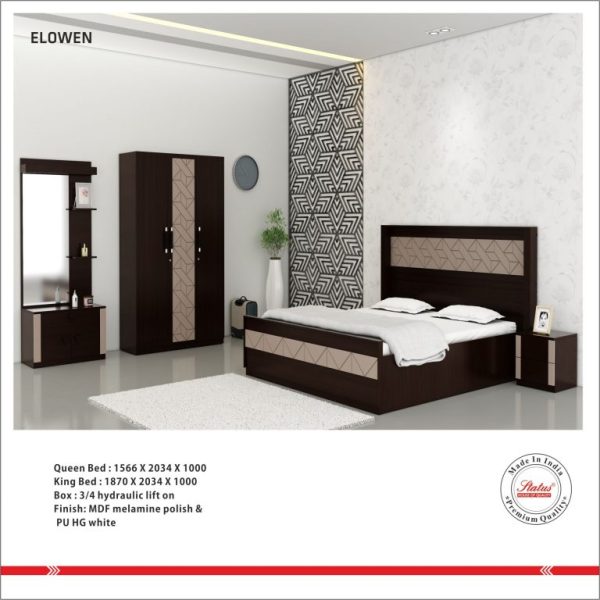 Elowen Queen Size Bed