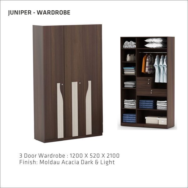 Juniper 3 Door Wardrobe