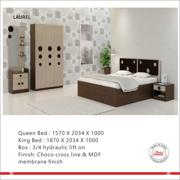 Laurel Queen Size Bed