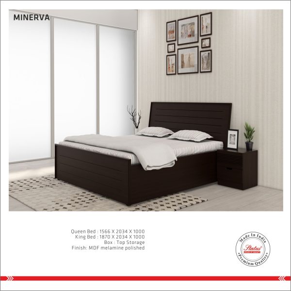 Minerva King Size Bed