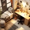 Throne Study Table for home office or student use