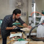CNC machine demonstrating Precision Engineering and Modern Machinery in the Furniture Manufacturing process