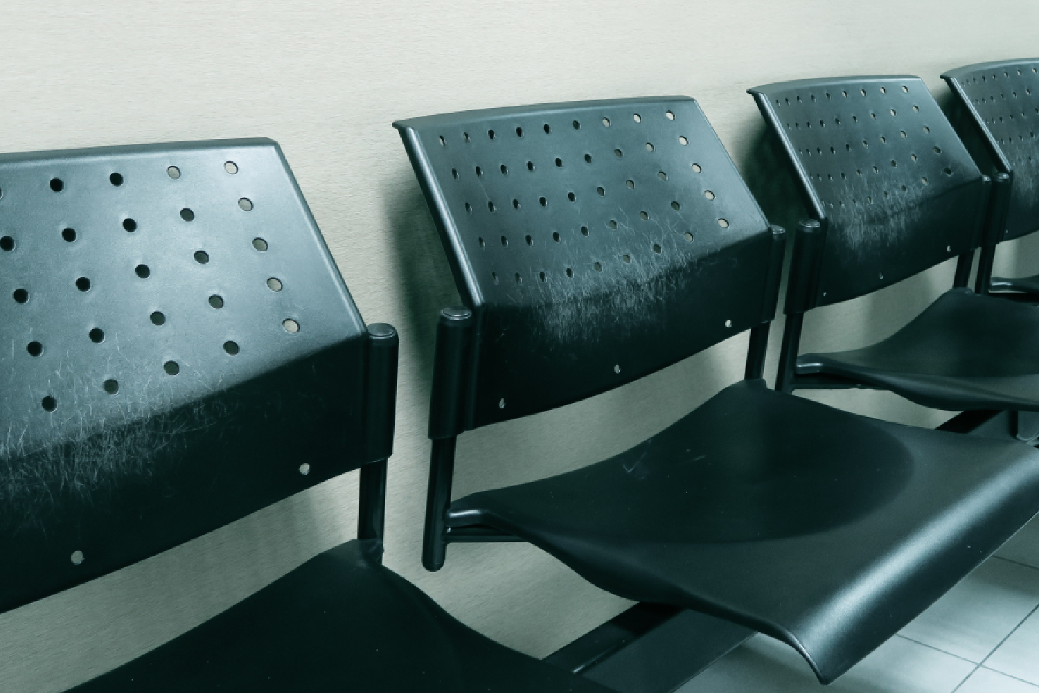 3 Seater Waiting Chairs in a hospital setting, highlighting High-Traffic Durability and Institutional Aesthetics